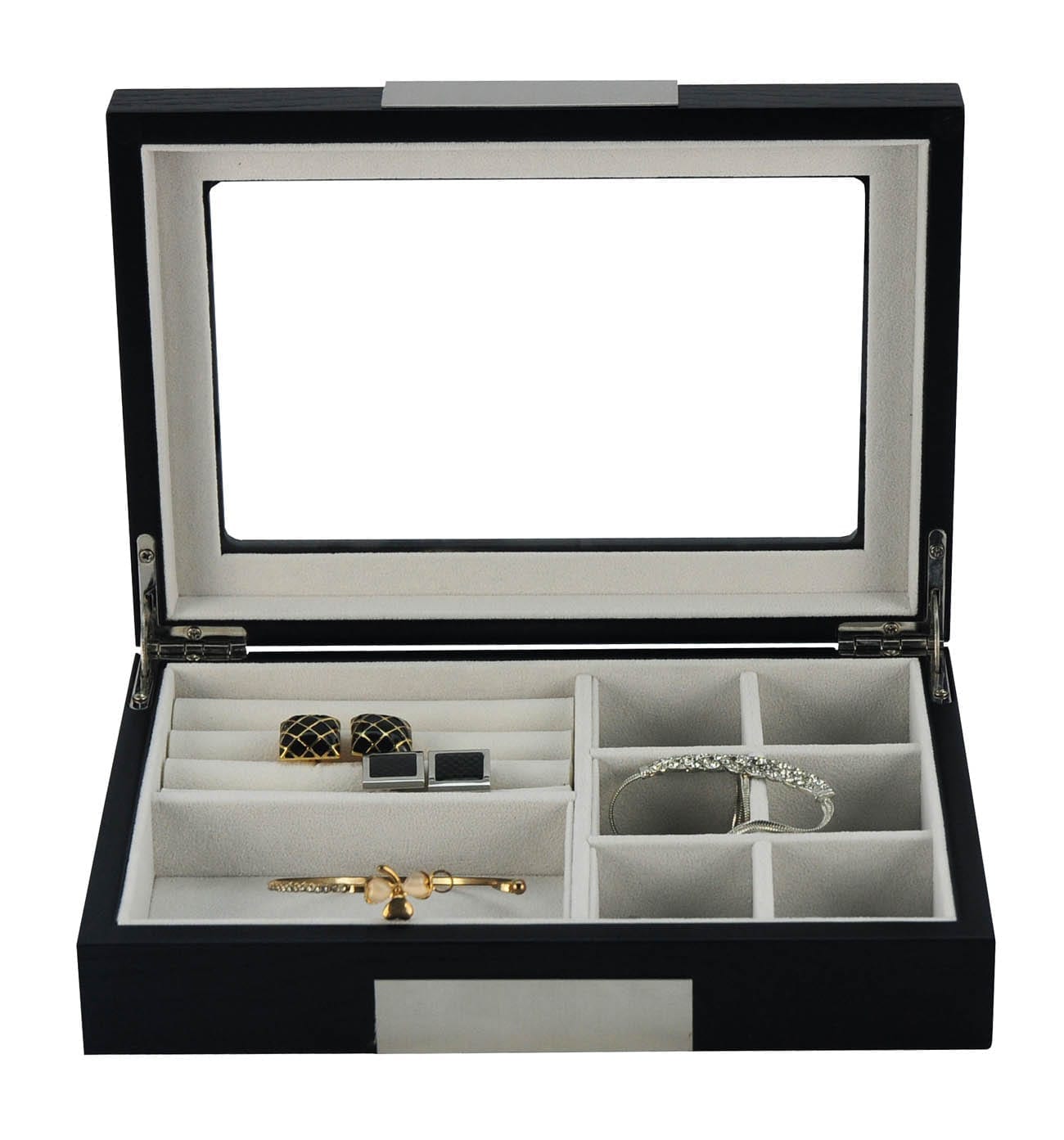 Luxury wooden cufflink box jewellery box for men – dltradingau
