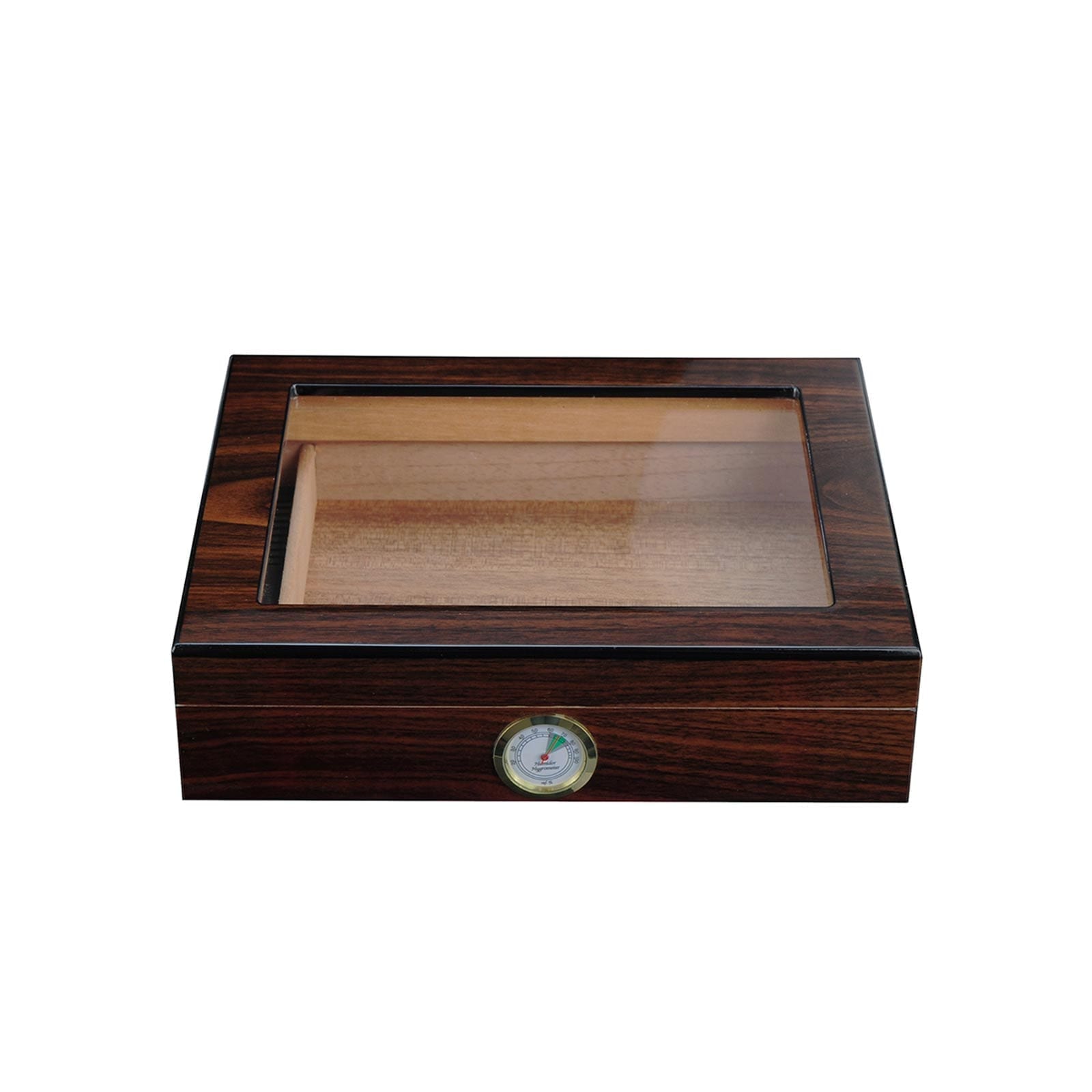 Luxury 20 count cigar humidor box glossy Walnut – dltradingau